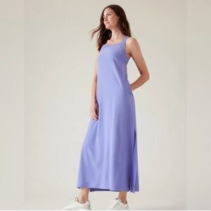 NWT Athleta Arrival Dress Size Extra Small XS Blue Athleisure
